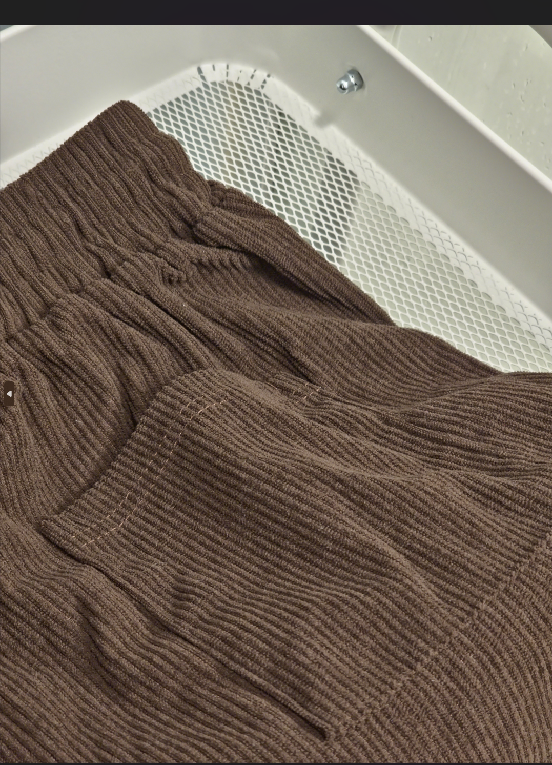 Corduroy Shorts Brown