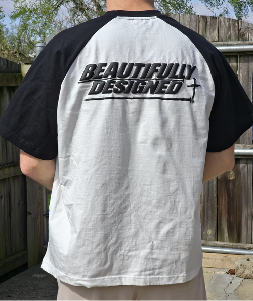 Short Sleeve Shirt Two Tone Black & White